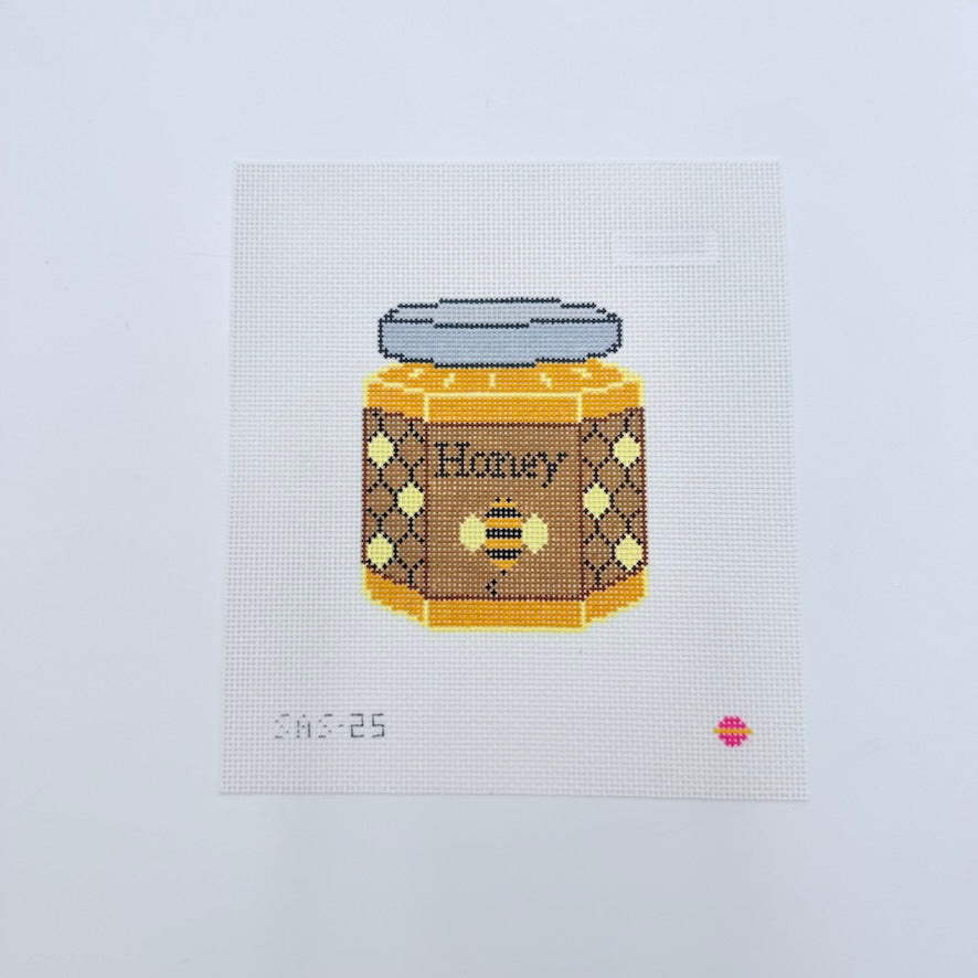 Honey Pot Canvas - KC Needlepoint