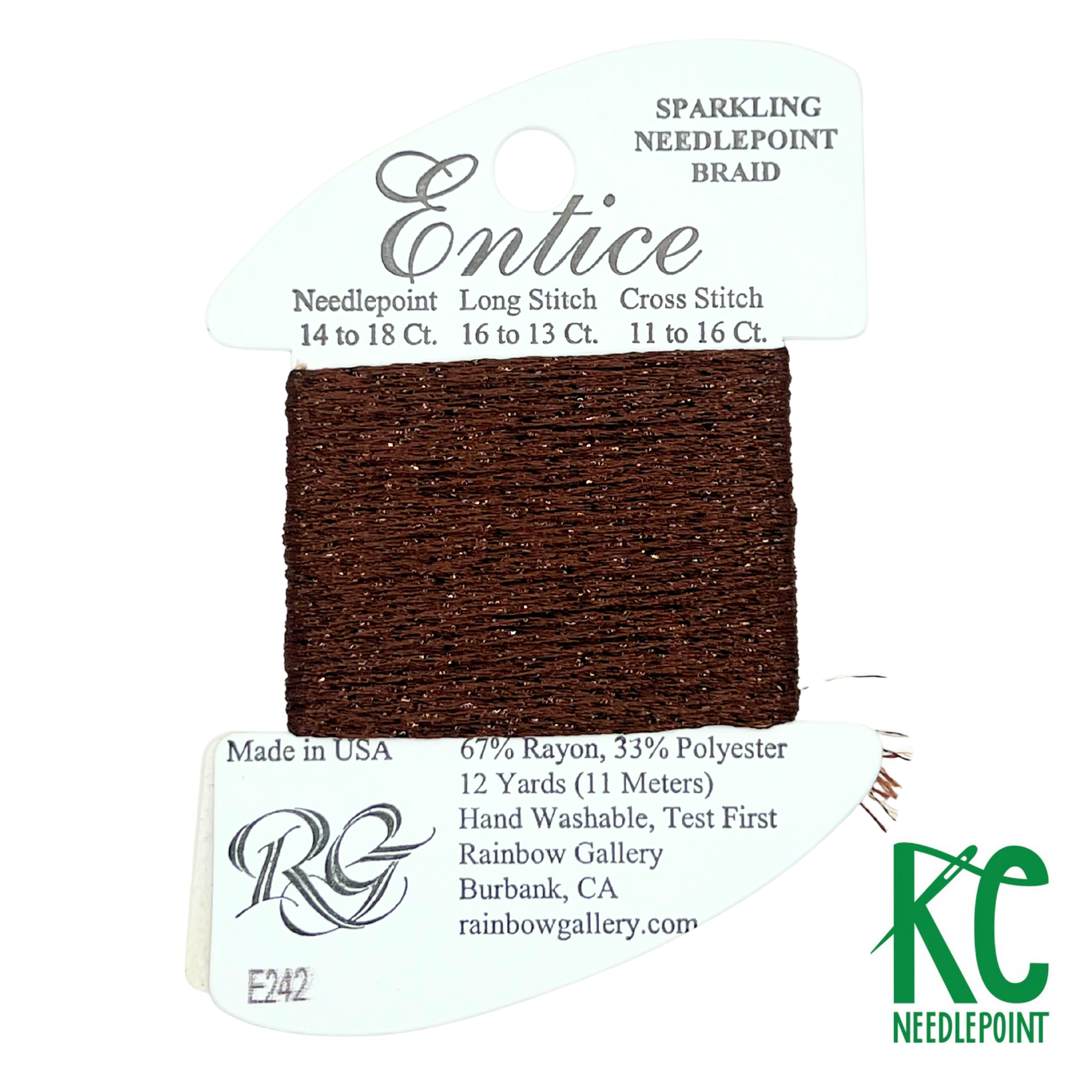Entice E242 Root Beer - KC Needlepoint