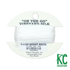 Vineyard Silk Card G2109 Bright White - KC Needlepoint