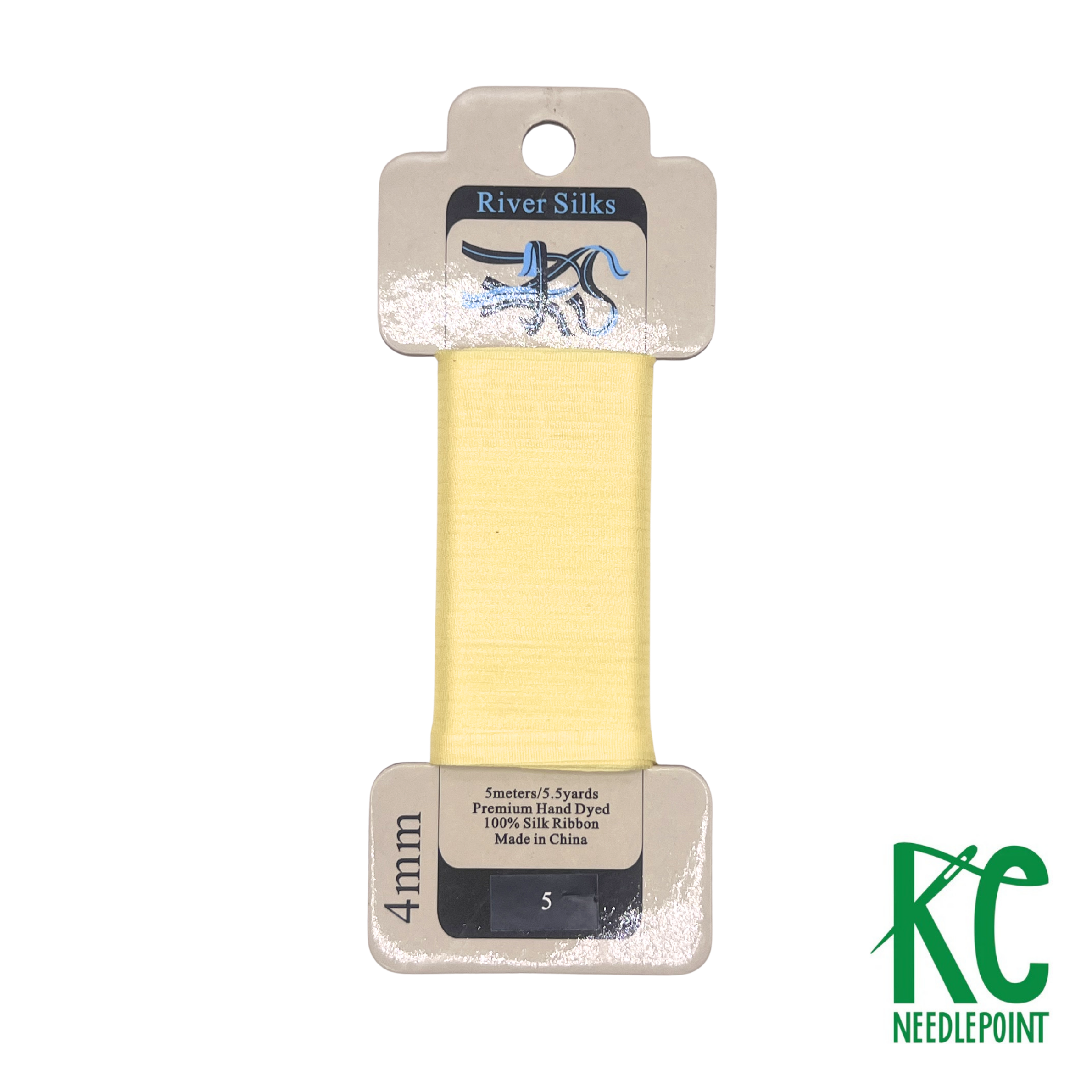 Silk Ribbon 4mm 005 Popcorn - KC Needlepoint