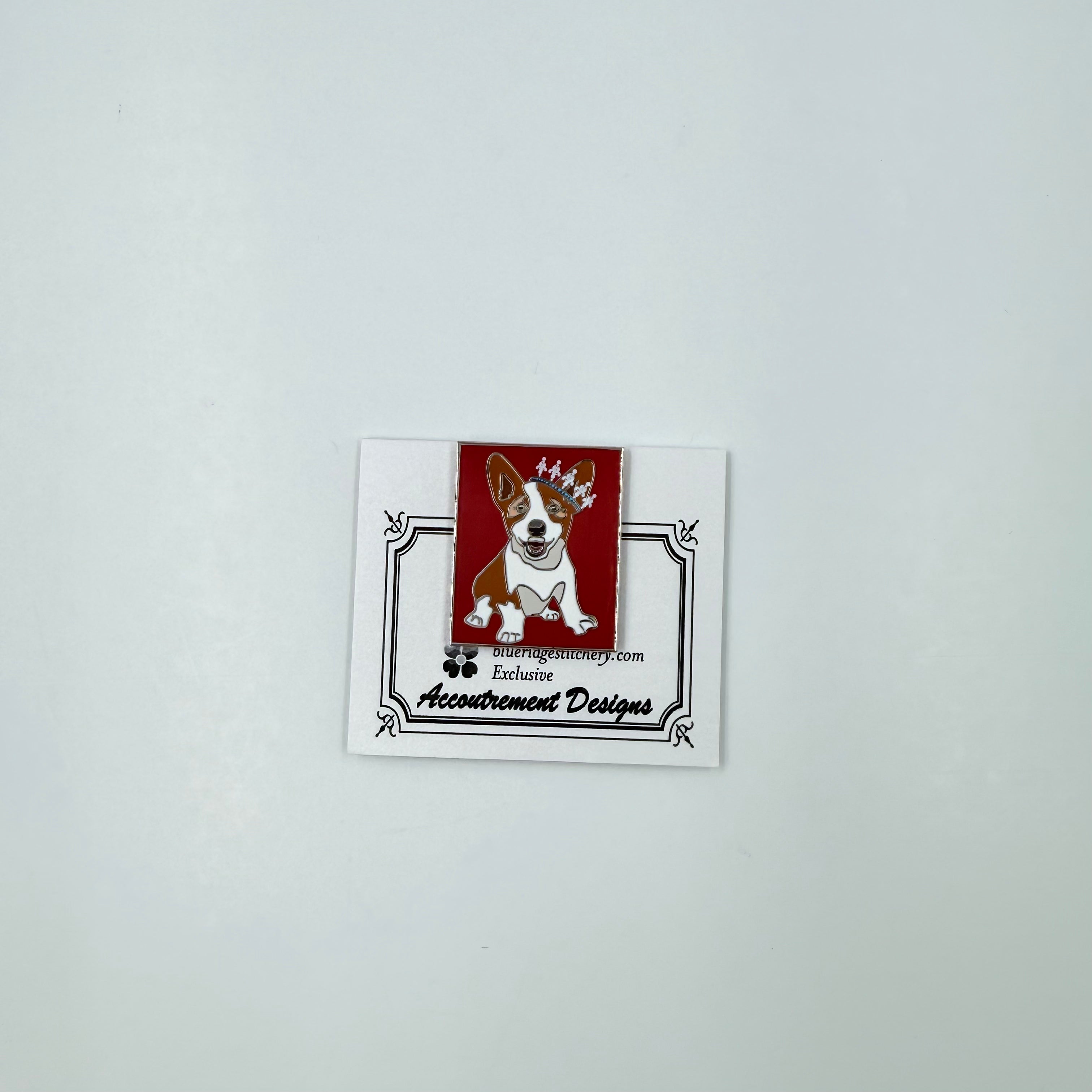 Corgi Queen Needle Minder - KC Needlepoint