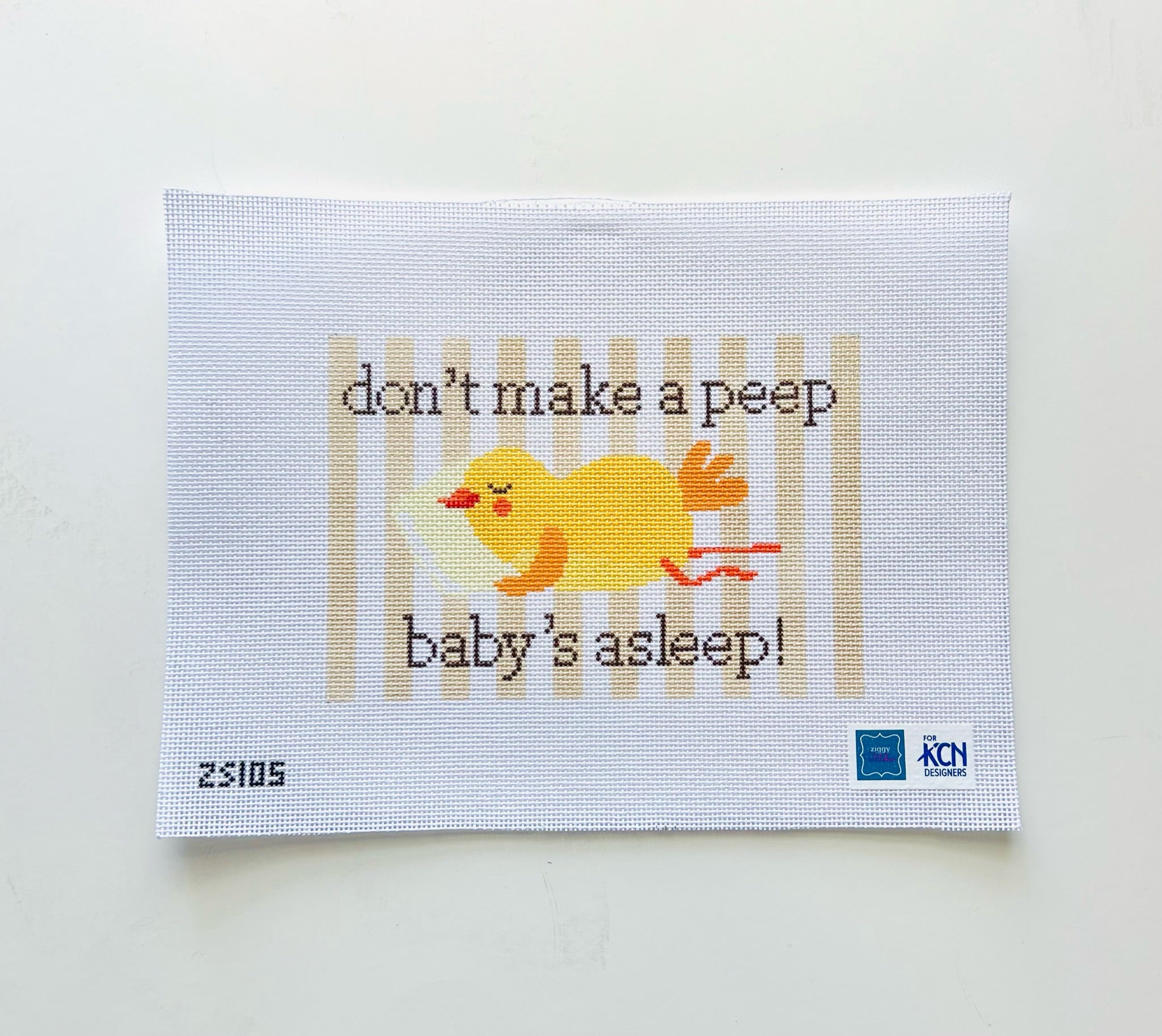 Don't Make a Peep Canvas - KC Needlepoint