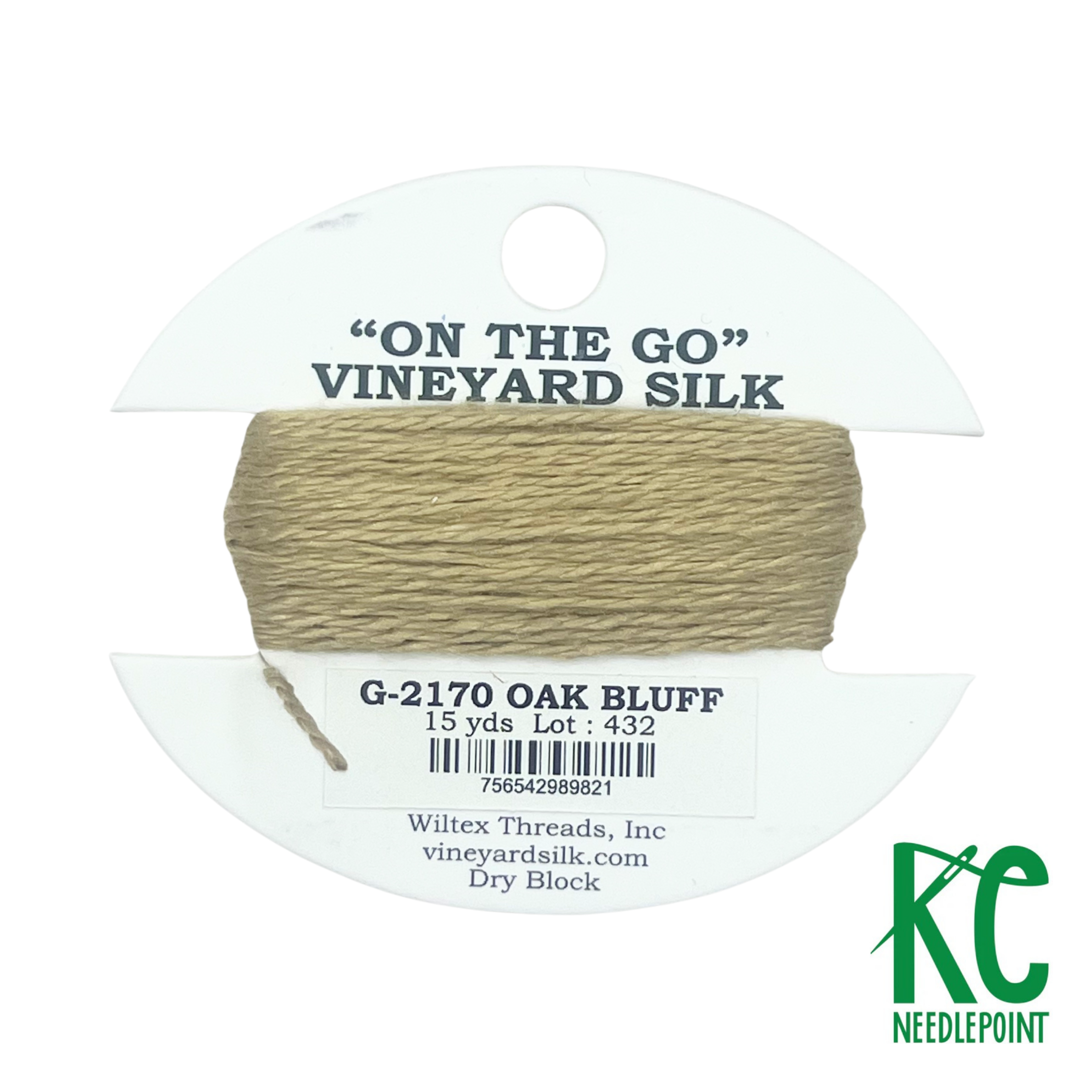 Vineyard Silk Card G2170 Oak Bluff - KC Needlepoint