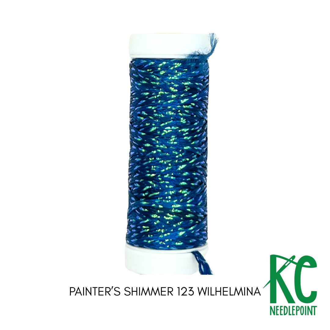 Painter's Shimmer 123 Wilhelmina - KC Needlepoint