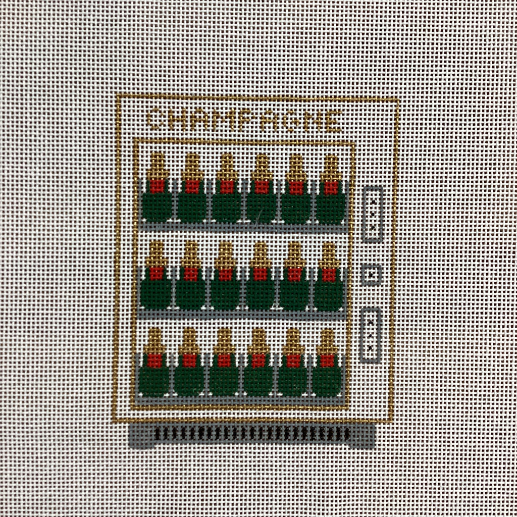 Champagne Vending Machine Canvas - KC Needlepoint