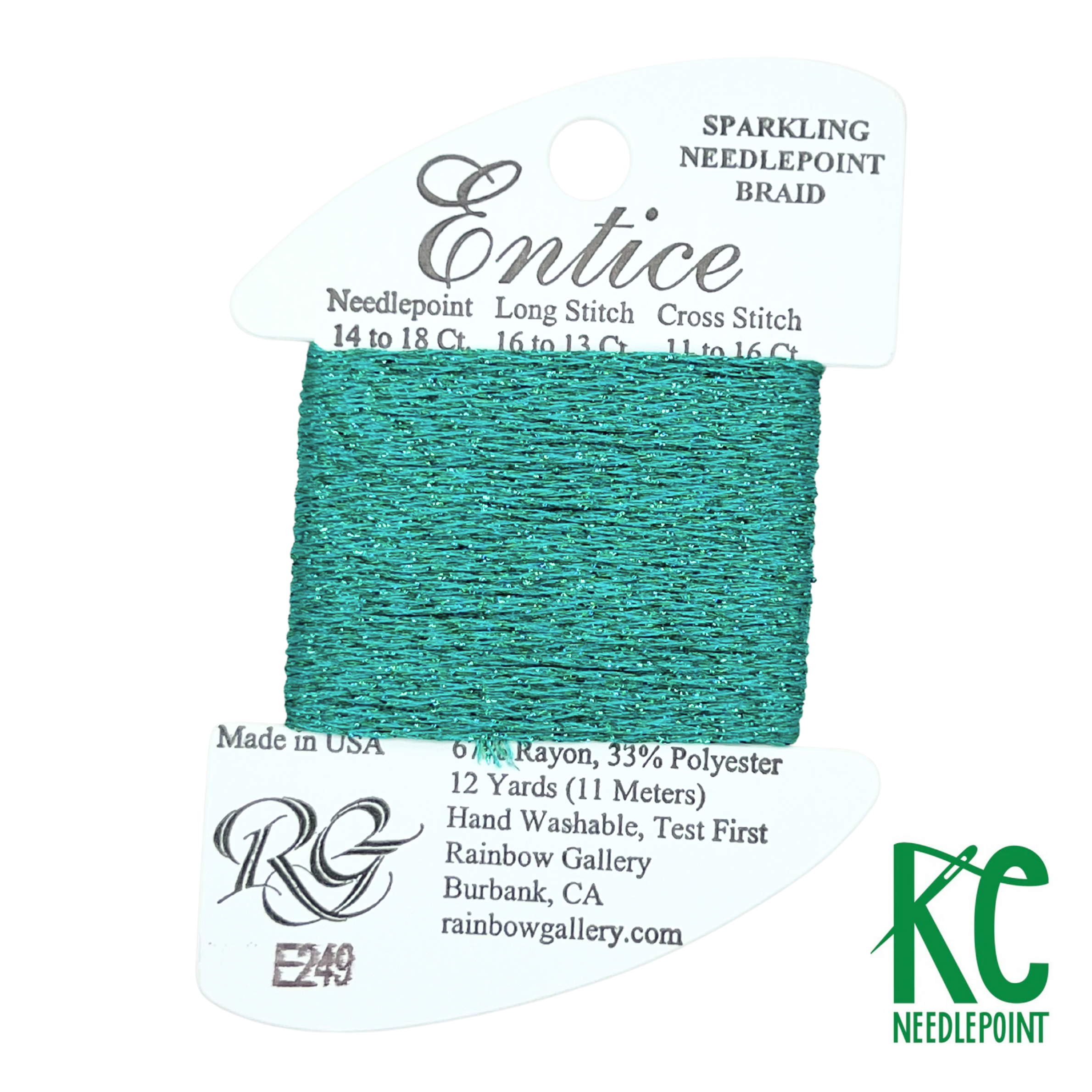 Entice E249 Blue Grass - KC Needlepoint