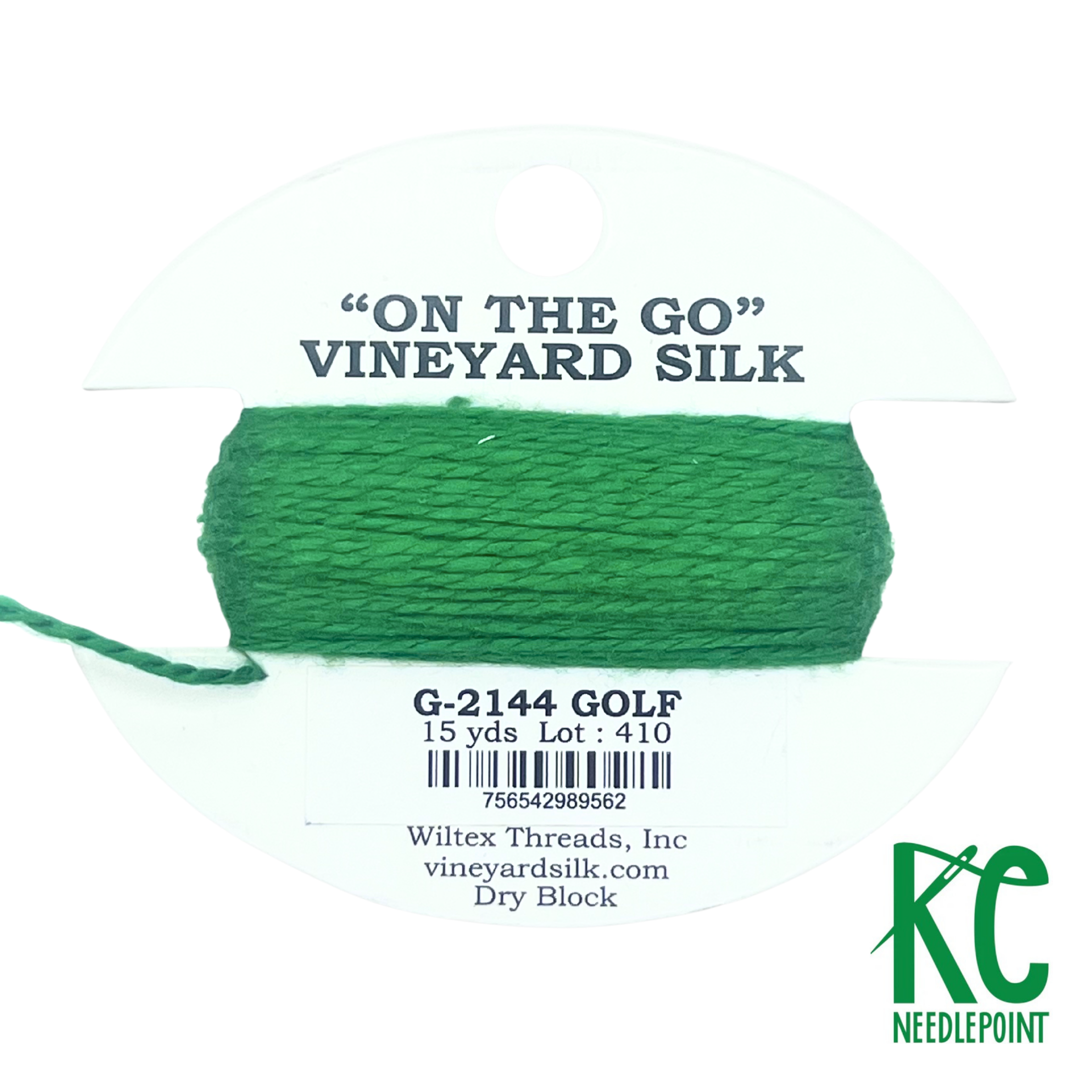 Vineyard Silk Card G2144 Golf - KC Needlepoint