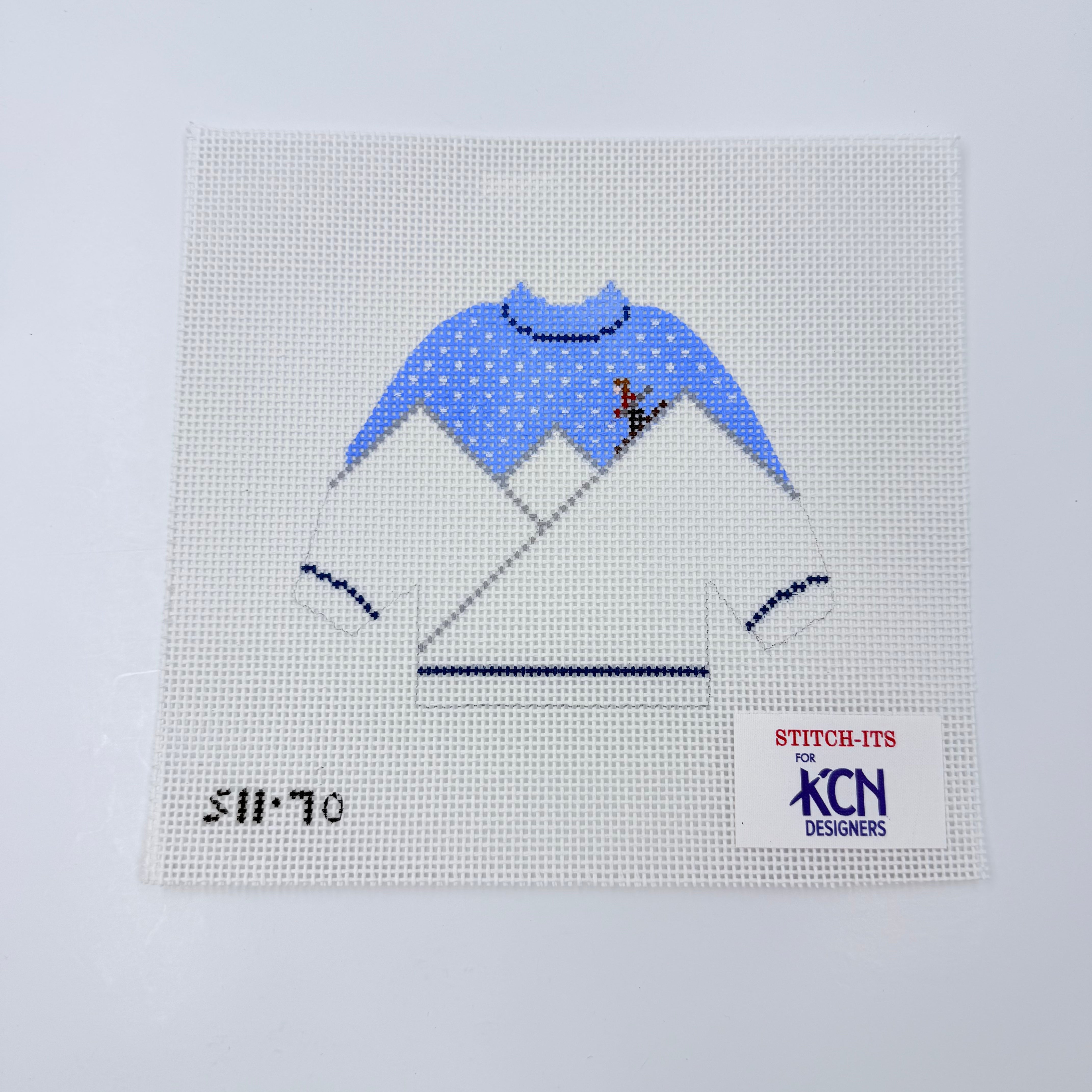 Skiing Pullover - KC Needlepoint