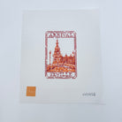 Passport Stamp-Seville Canvas - KC Needlepoint