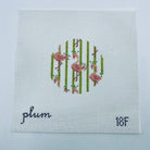 Flamingo Round Canvas - KC Needlepoint