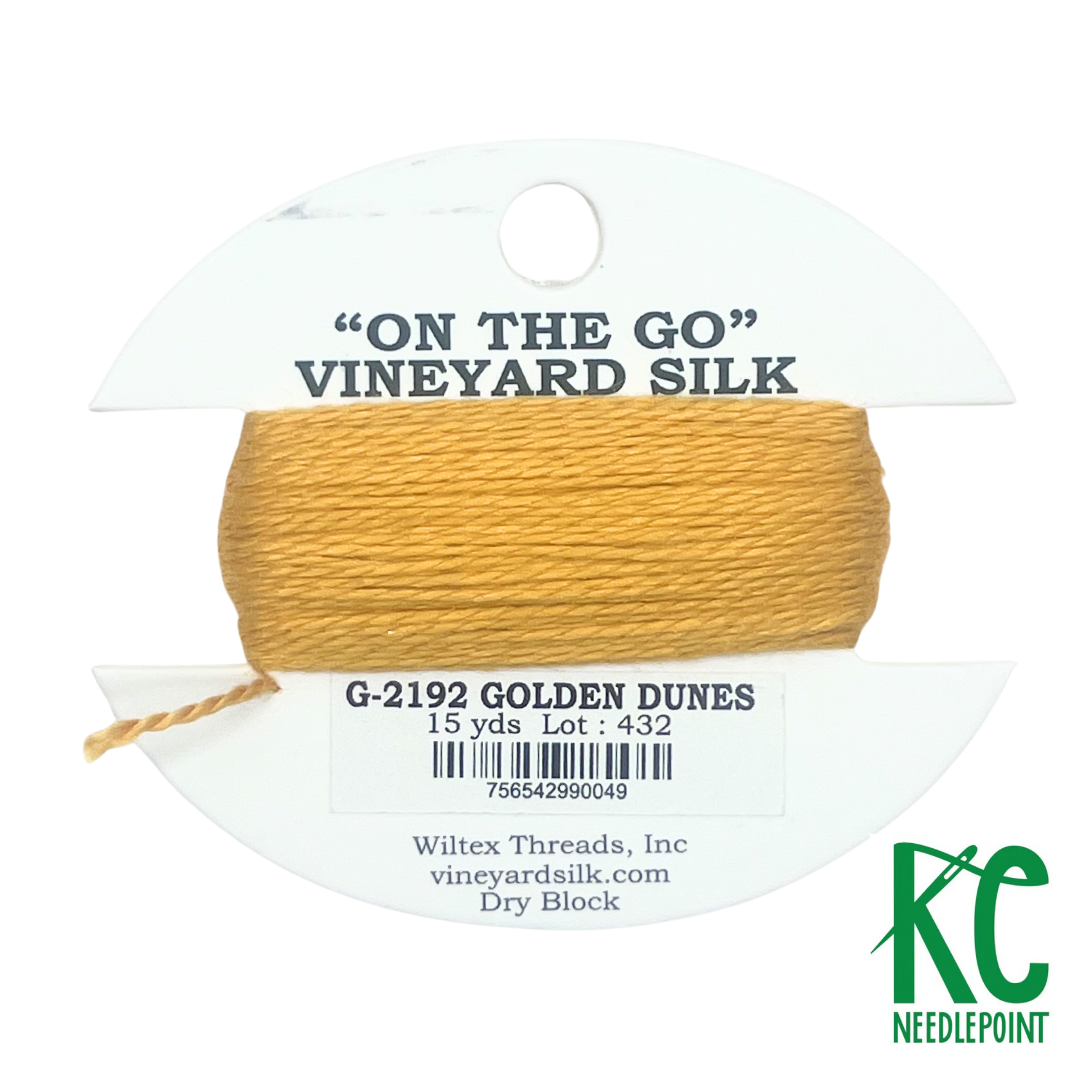 Vineyard Silk Card G2192 Golden Dunes - KC Needlepoint