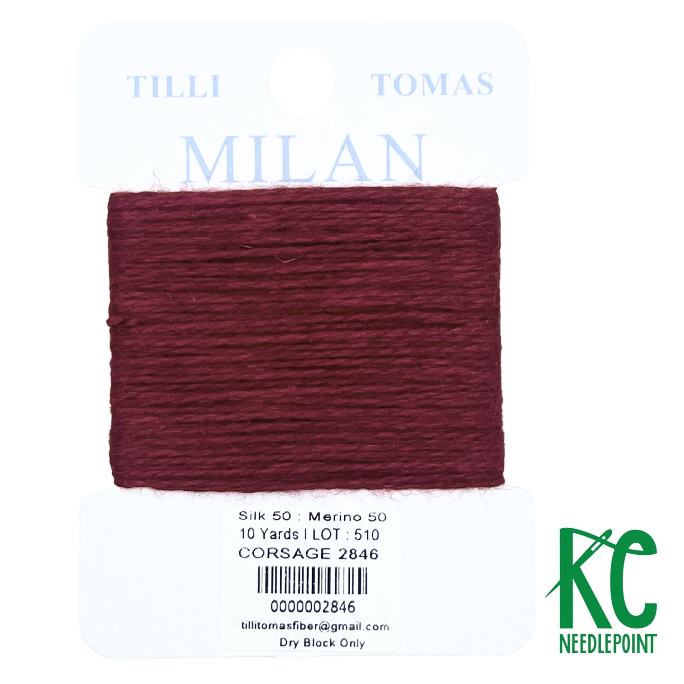 Milan Card 2846 Corsage - KC Needlepoint
