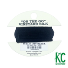 Vineyard Silk Card G2111 Jet Black - KC Needlepoint