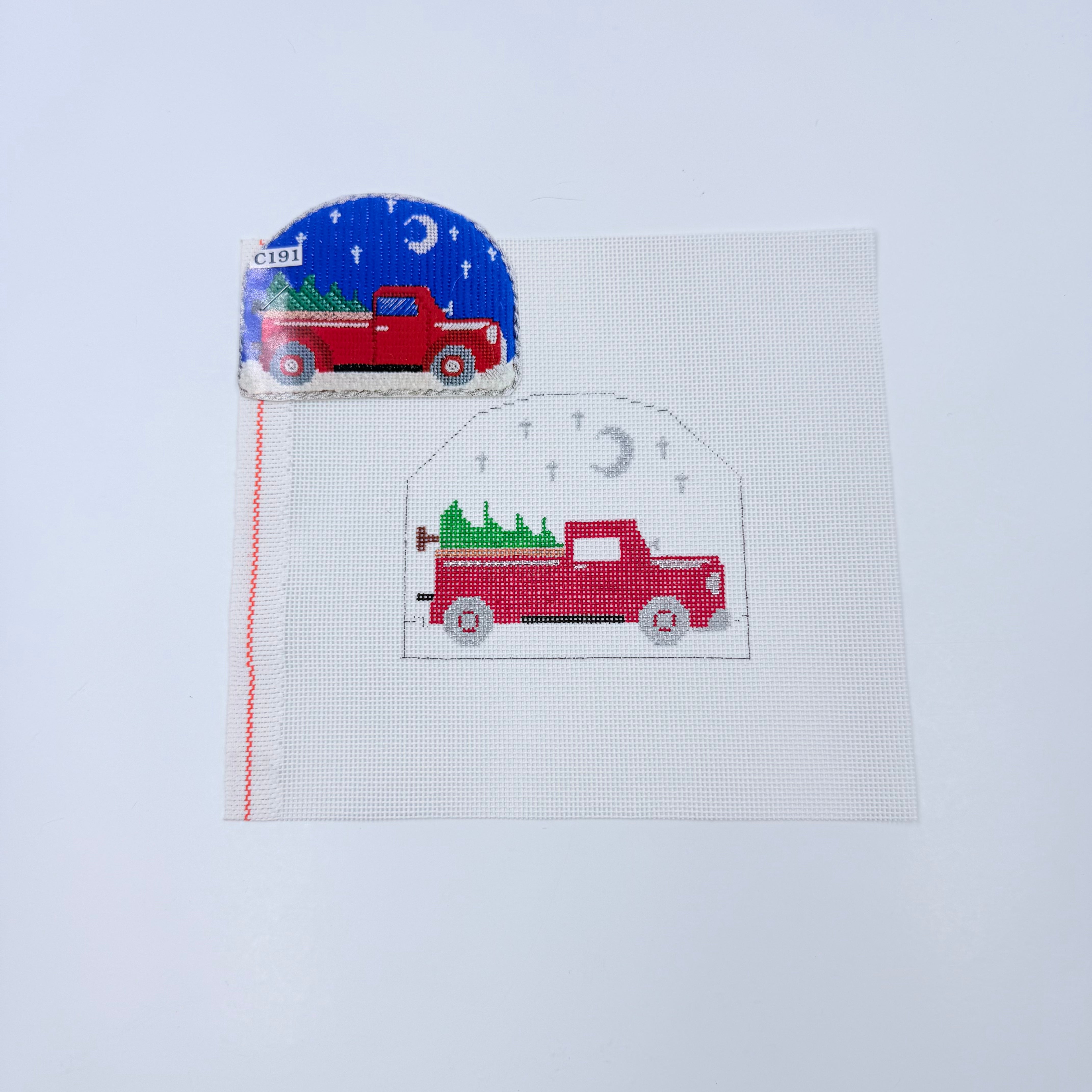 Midnight Run Canvas - KC Needlepoint