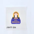 Ravens Angel Canvas - KC Needlepoint