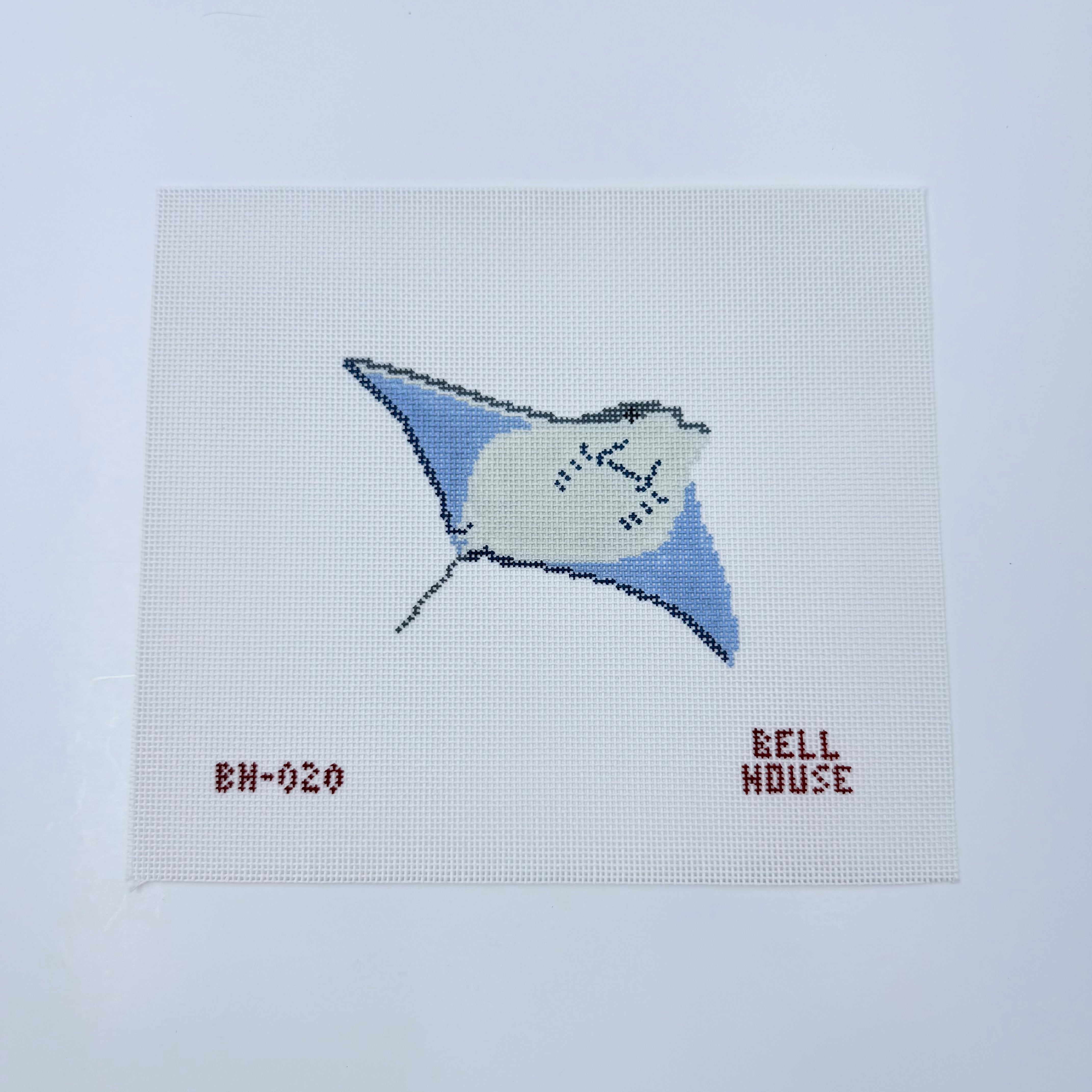Manta Ray Canvas - KC Needlepoint