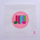 Joy Round Canvas - KC Needlepoint