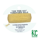 Vineyard Silk Card G2048 Pale Banana - KC Needlepoint