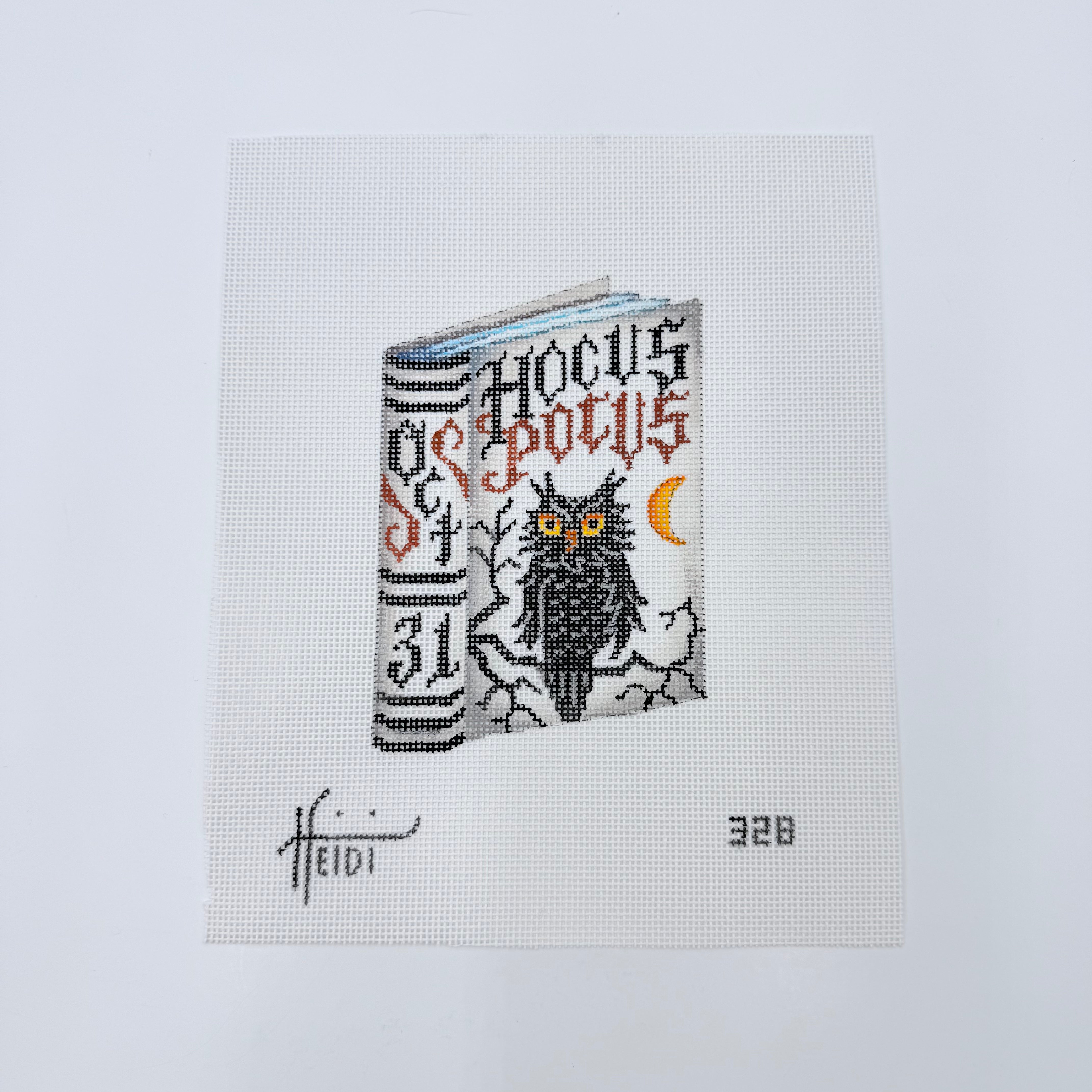 Hocus Pocus Book Canvas - KC Needlepoint