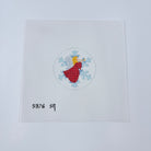 Angel Snowflake Round Canvas - KC Needlepoint