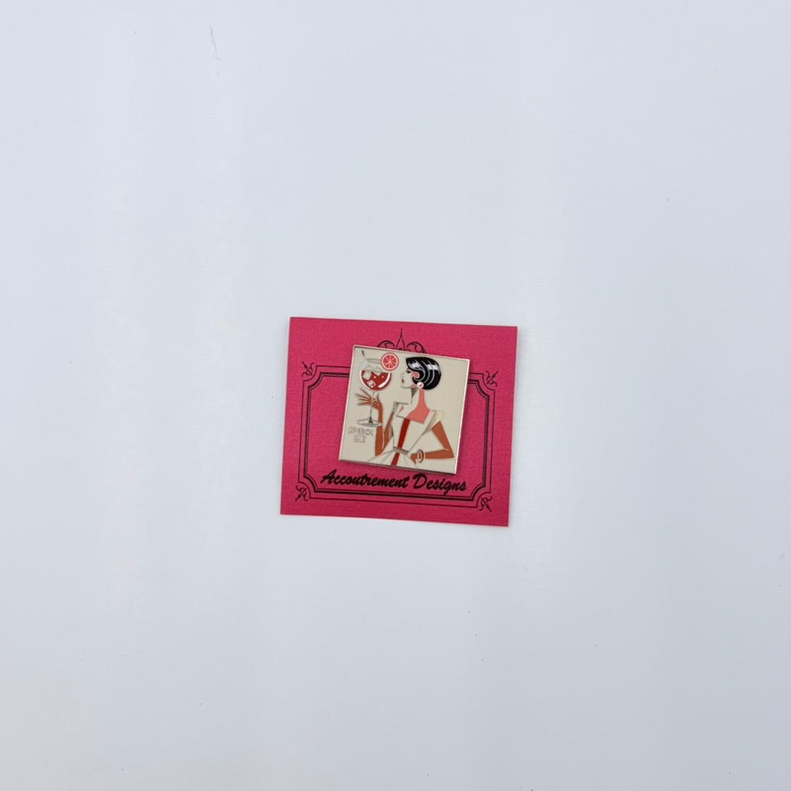 Orange Cocktail Needle Minder - KC Needlepoint