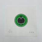 Black Sheep Round Canvas - KC Needlepoint