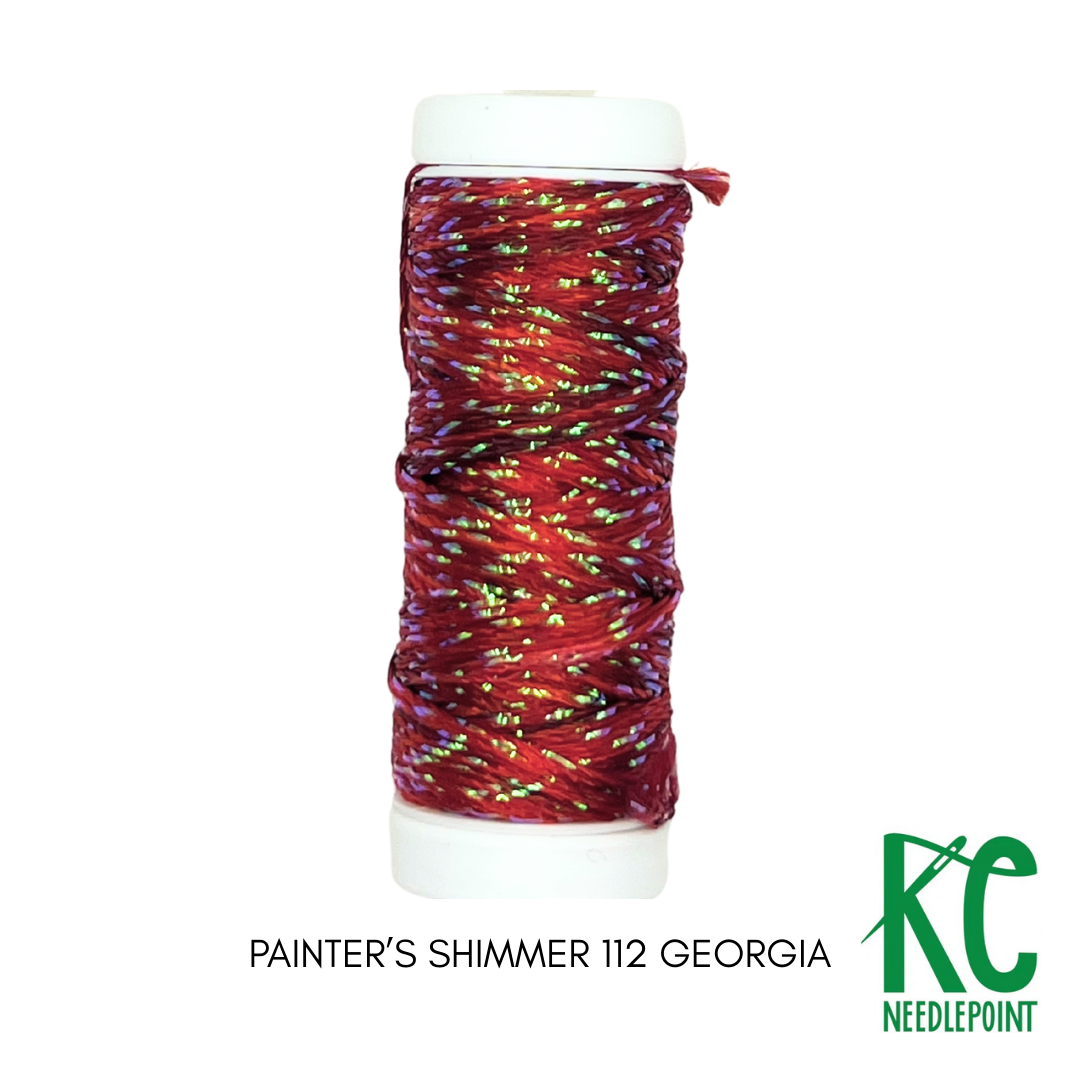 Painter's Shimmer 112 Georgia - KC Needlepoint