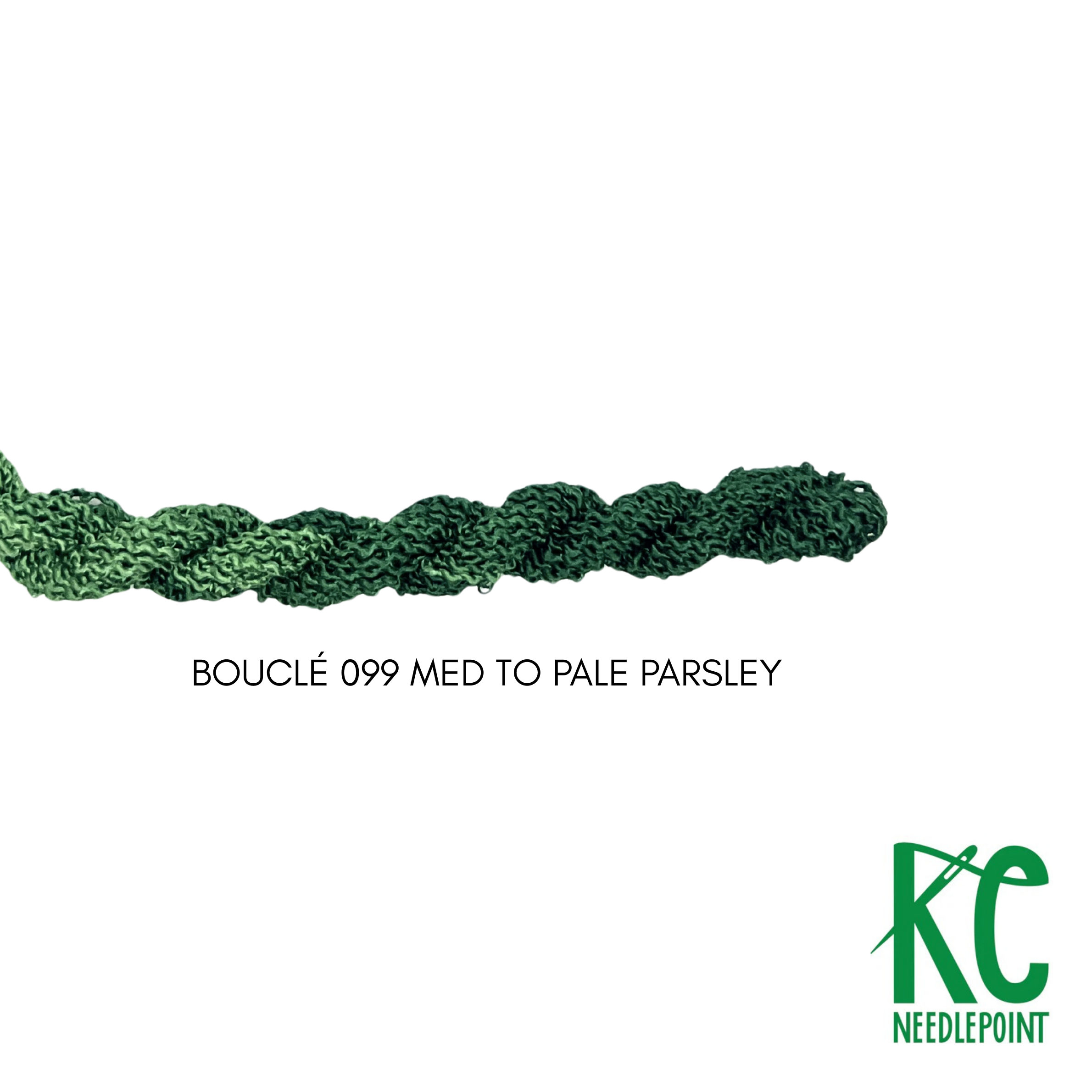 Bouclé 099 Med to Pale Parsley - KC Needlepoint