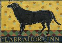 Labrador Inn Needlepoint Canvas - KC Needlepoint