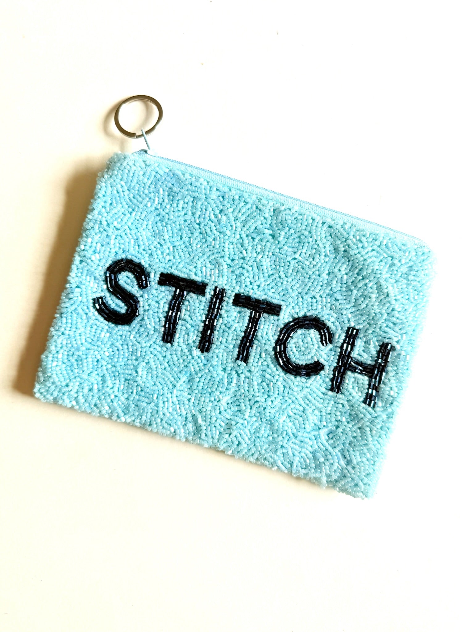 Large STITCH Beaded Bag - KC Needlepoint