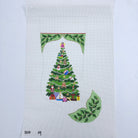 Holly Toy Tree Stocking Canvas - KC Needlepoint