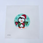Penguin in Christmas Sled Canvas - KC Needlepoint