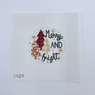 Merry and Bright Patterned Trees Canvas - KC Needlepoint