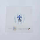 Kappa Kappa Gamma</br> 3" Round Canvas - KC Needlepoint