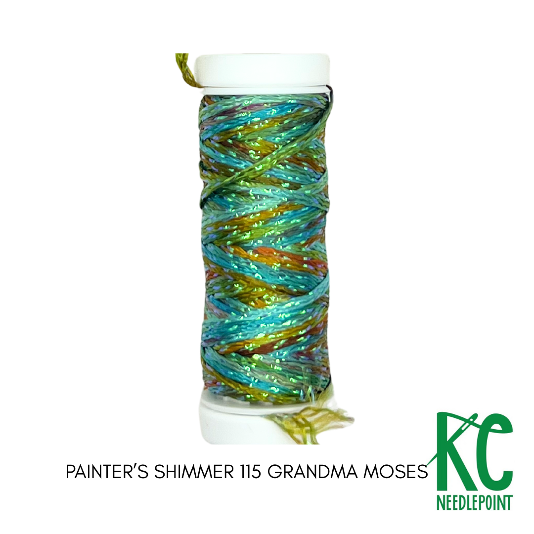 Painter's Shimmer 115 Grandma Moses - KC Needlepoint