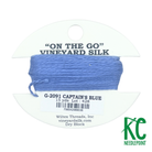 Vineyard Silk Card G2091 Captain's Blue - KC Needlepoint