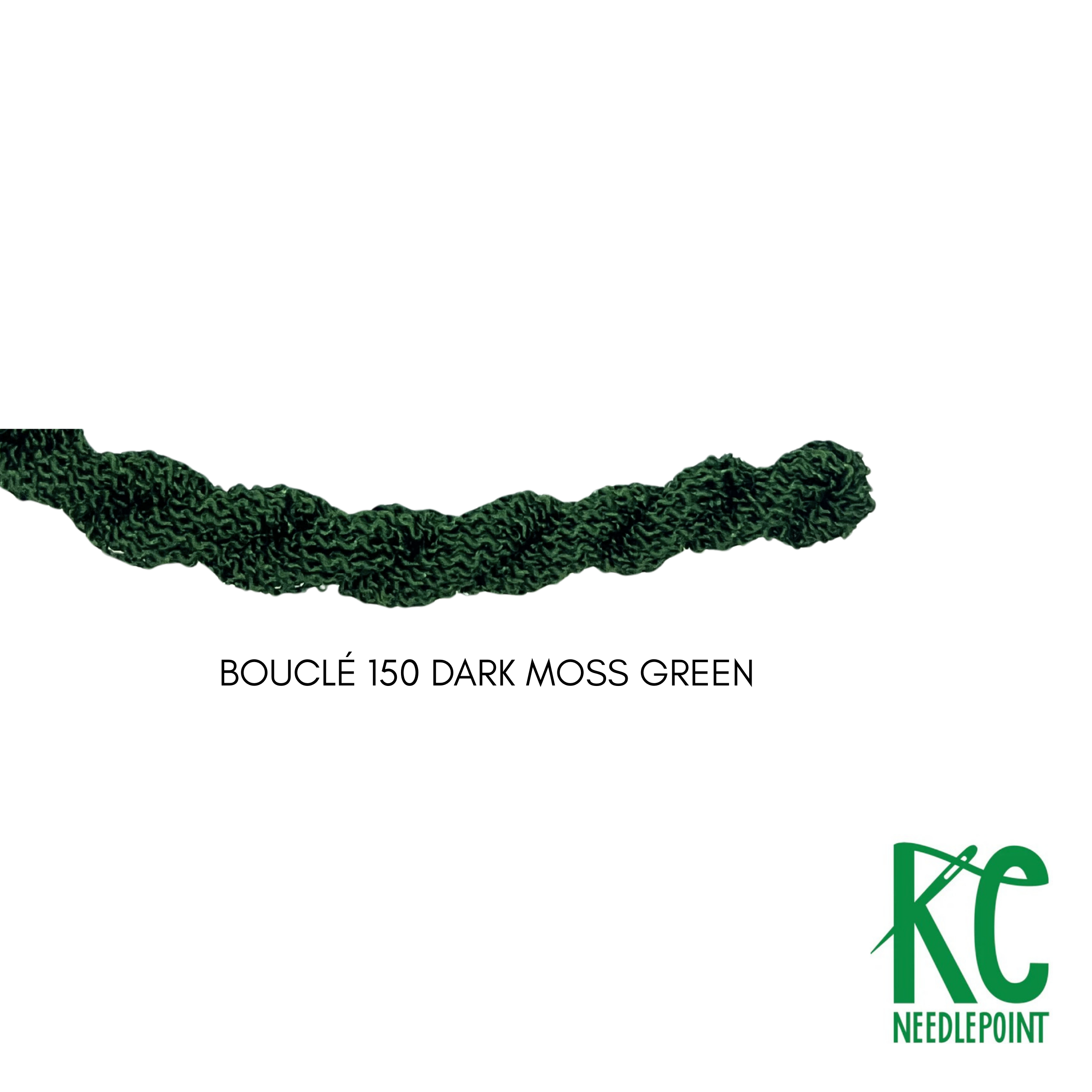 Bouclé 150 Dark Moss Green - KC Needlepoint