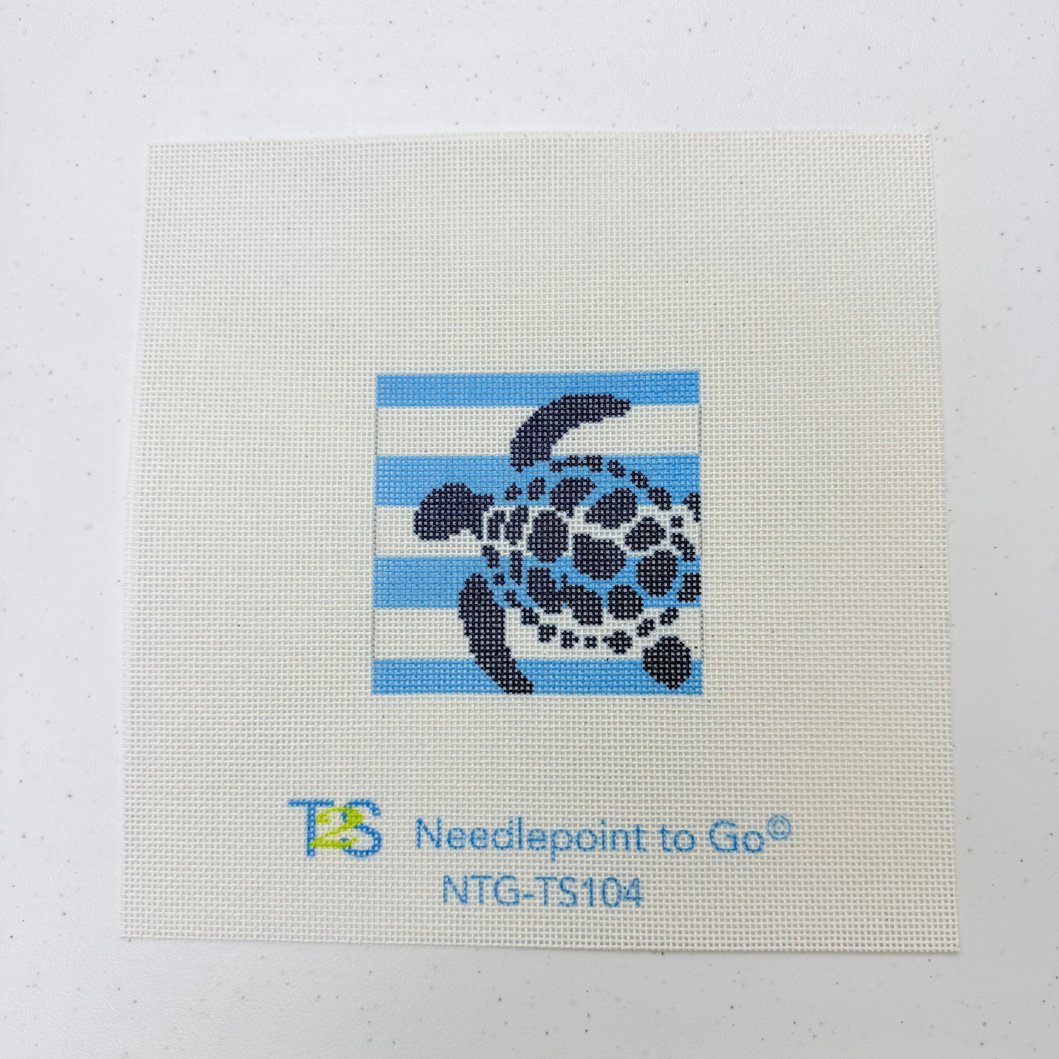 Sea Turtle Square Canvas - KC Needlepoint