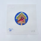 Cardinal Birdhouse Round Canvas - KC Needlepoint