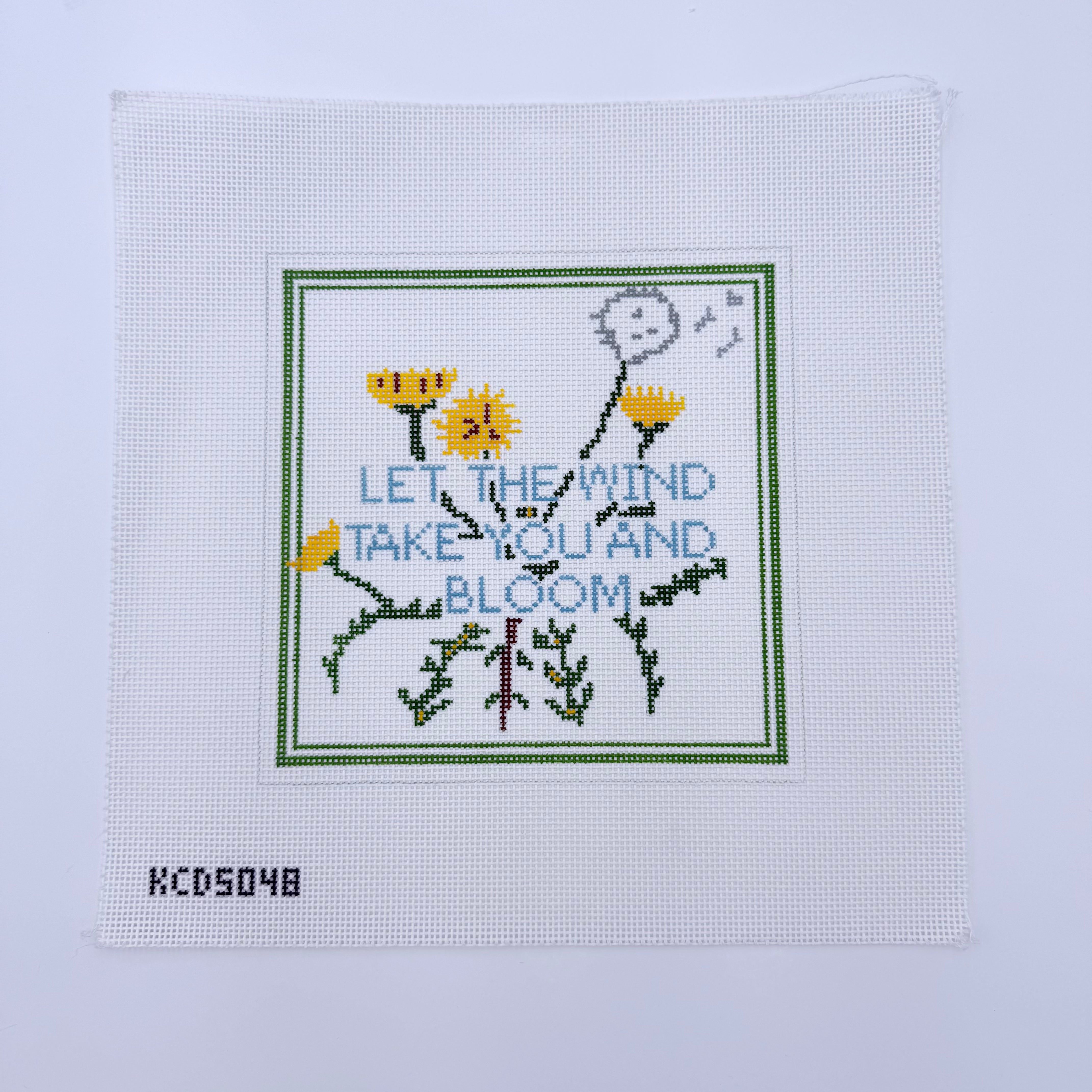 Let the Wind Take You and Bloom Canvas - KC Needlepoint