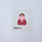 Red Angel with Pink Heart - KC Needlepoint