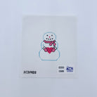 Snowman with Heart Canvas - KC Needlepoint