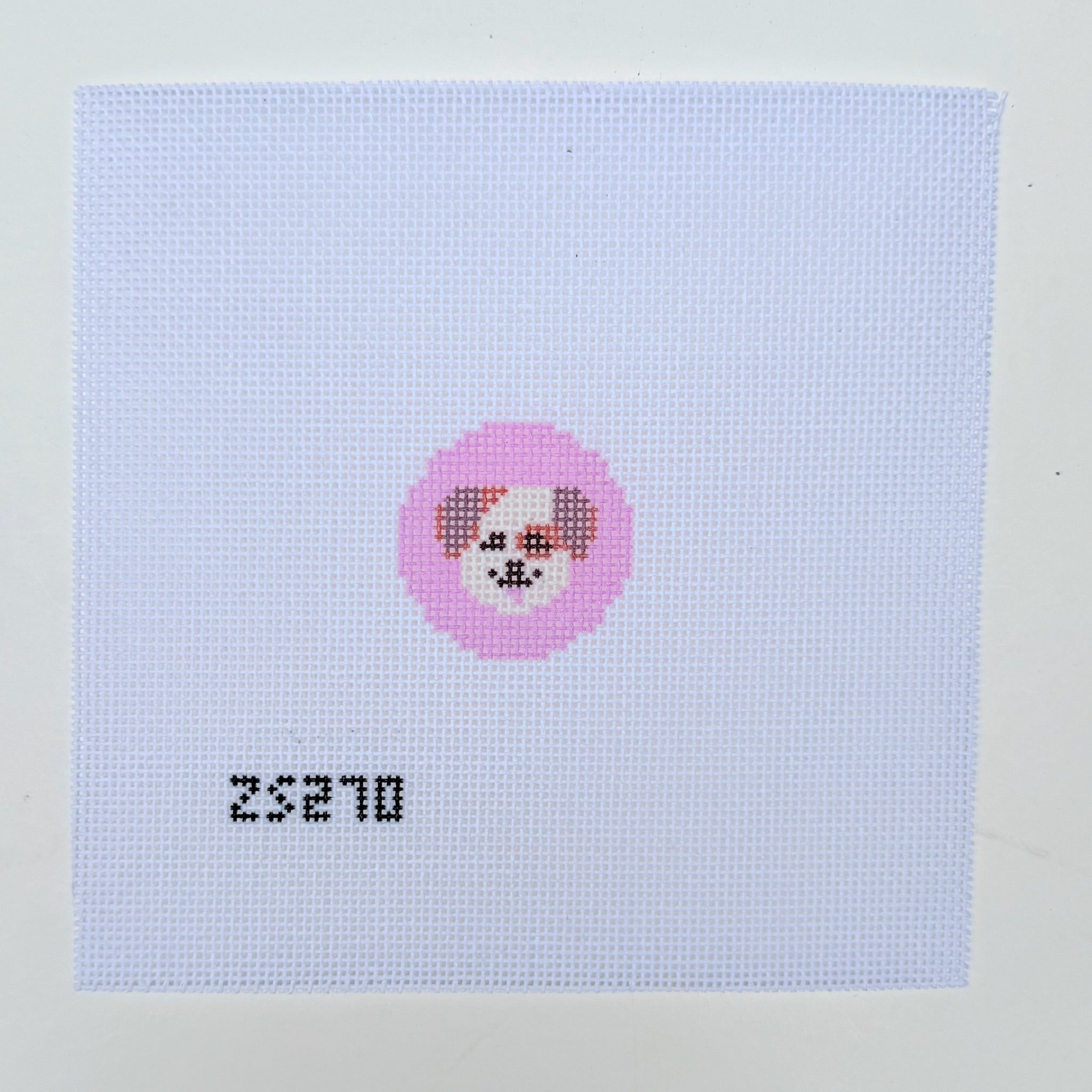 St. Bernard Key Fob Needlepoint Canvas - KC Needlepoint