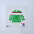 Green Pullover with Personalization - KC Needlepoint