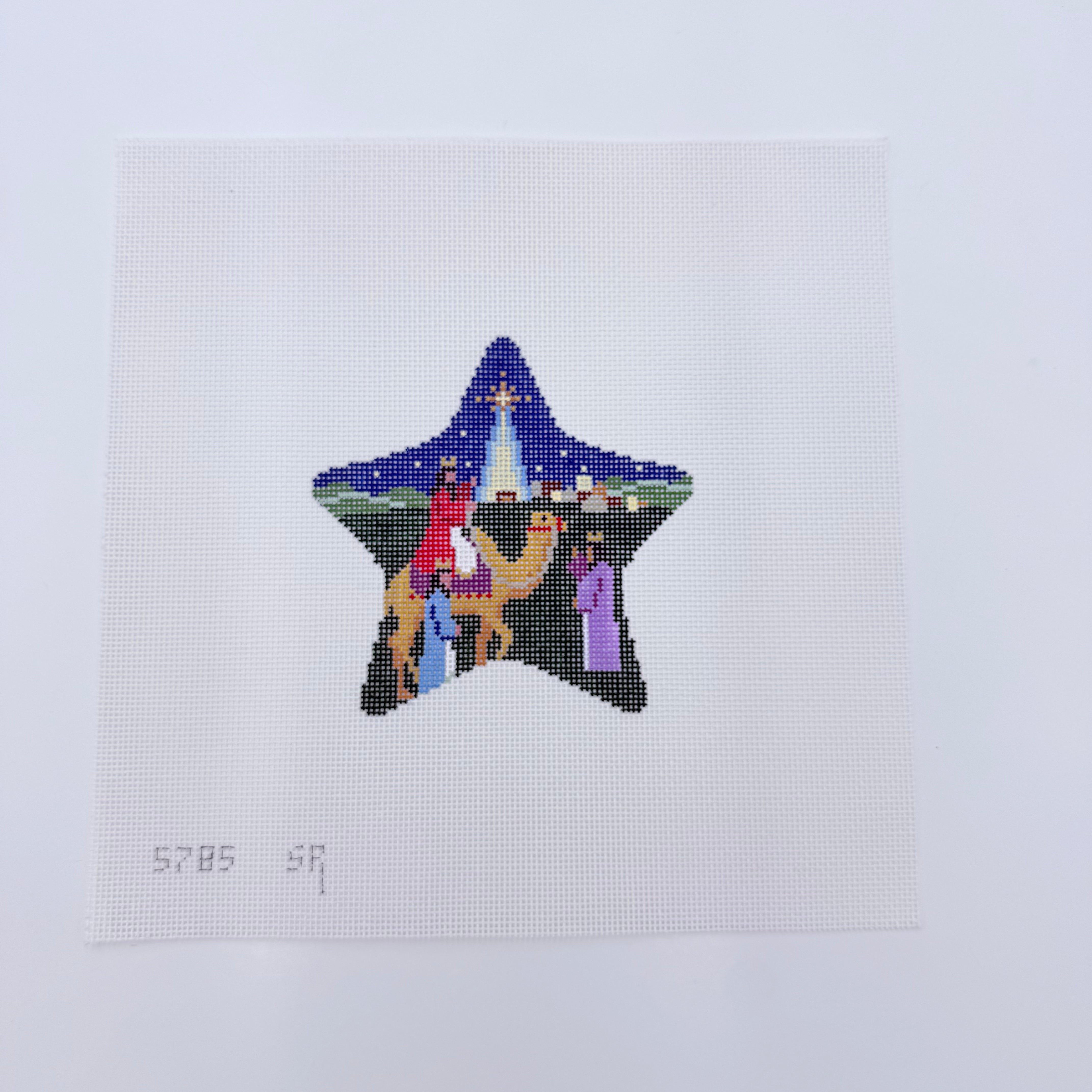 Three Kings Star Canvas - KC Needlepoint
