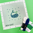 Polka Dot Whale Kit - KC Needlepoint