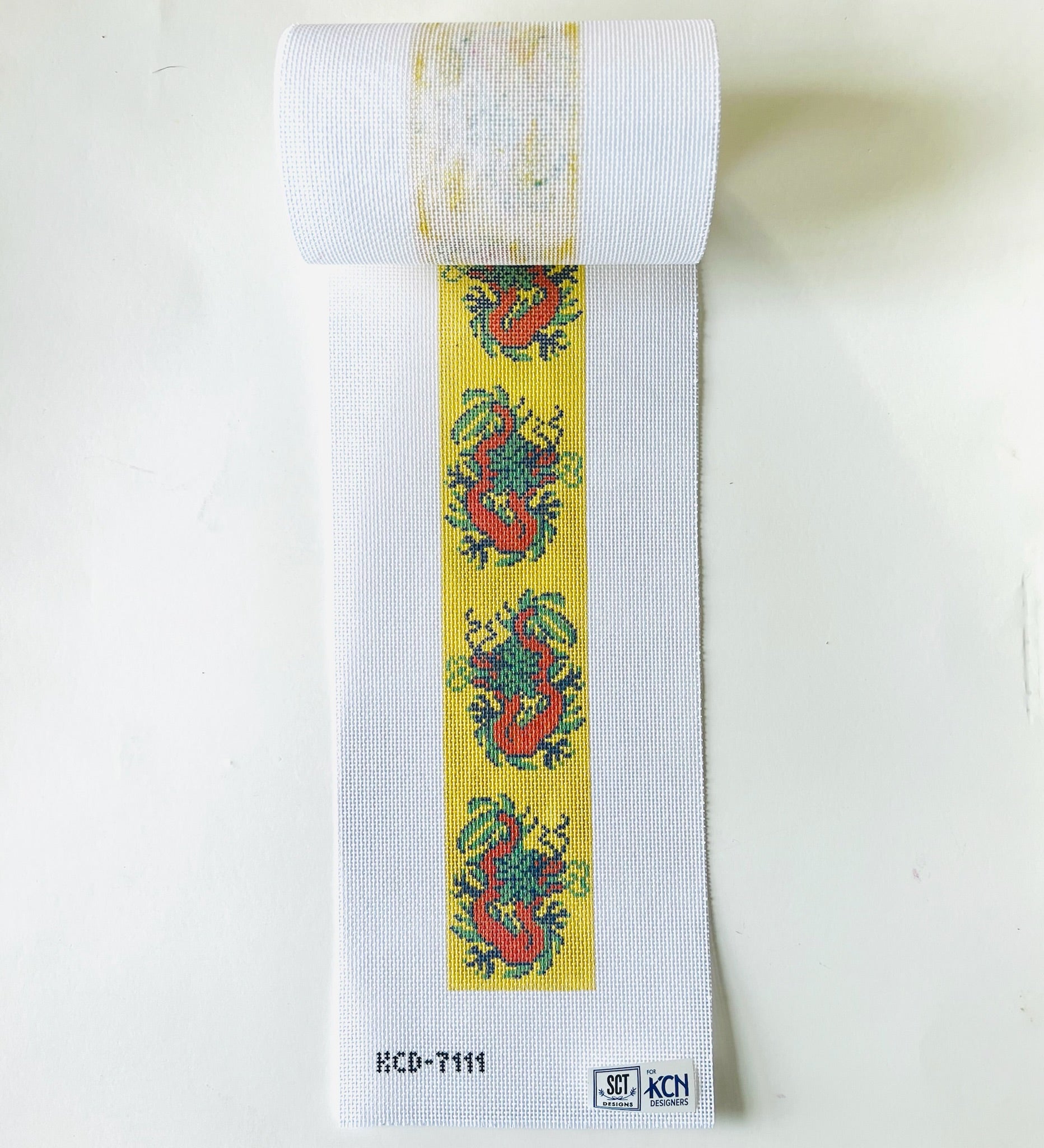 Dragon Purse Strap/Belt Canvas - KC Needlepoint