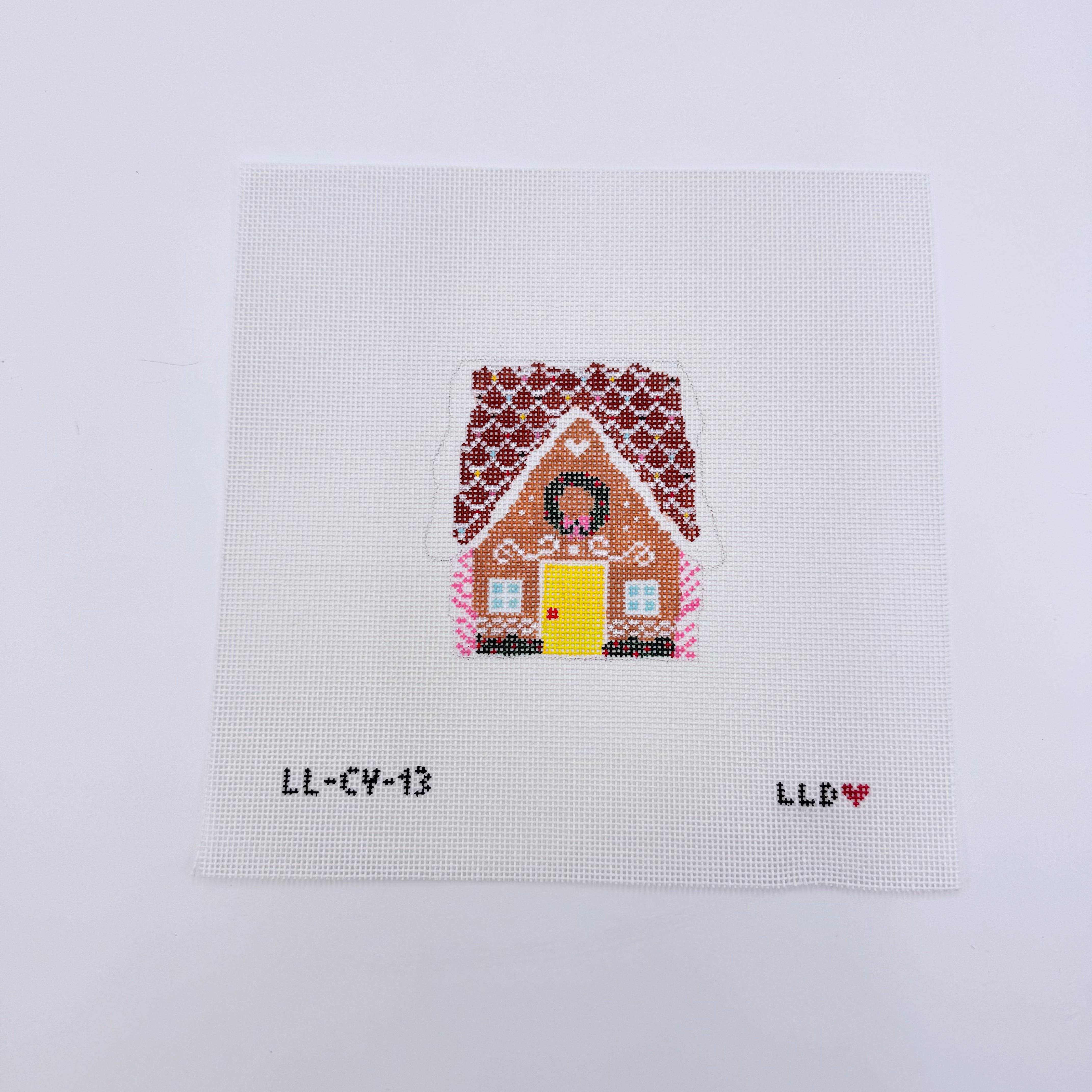 Gingerbread House Canvas - KC Needlepoint
