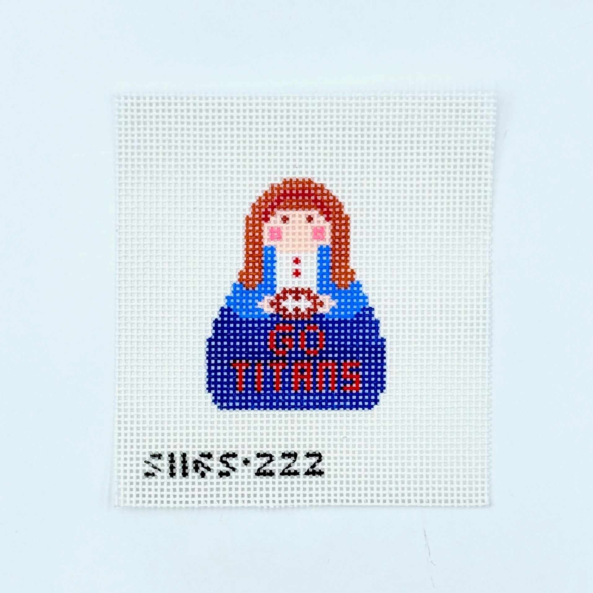 Titans Angel Canvas - KC Needlepoint