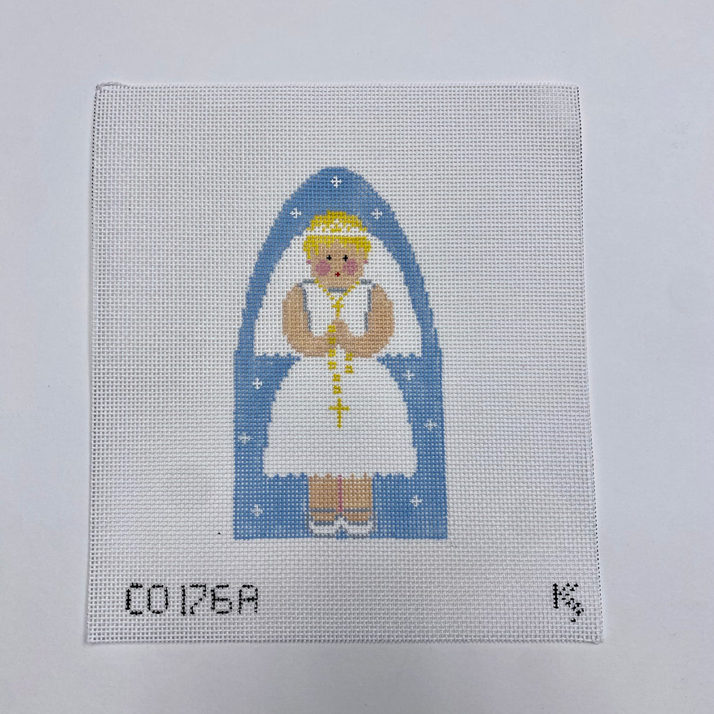 First Communion Girl Canvas